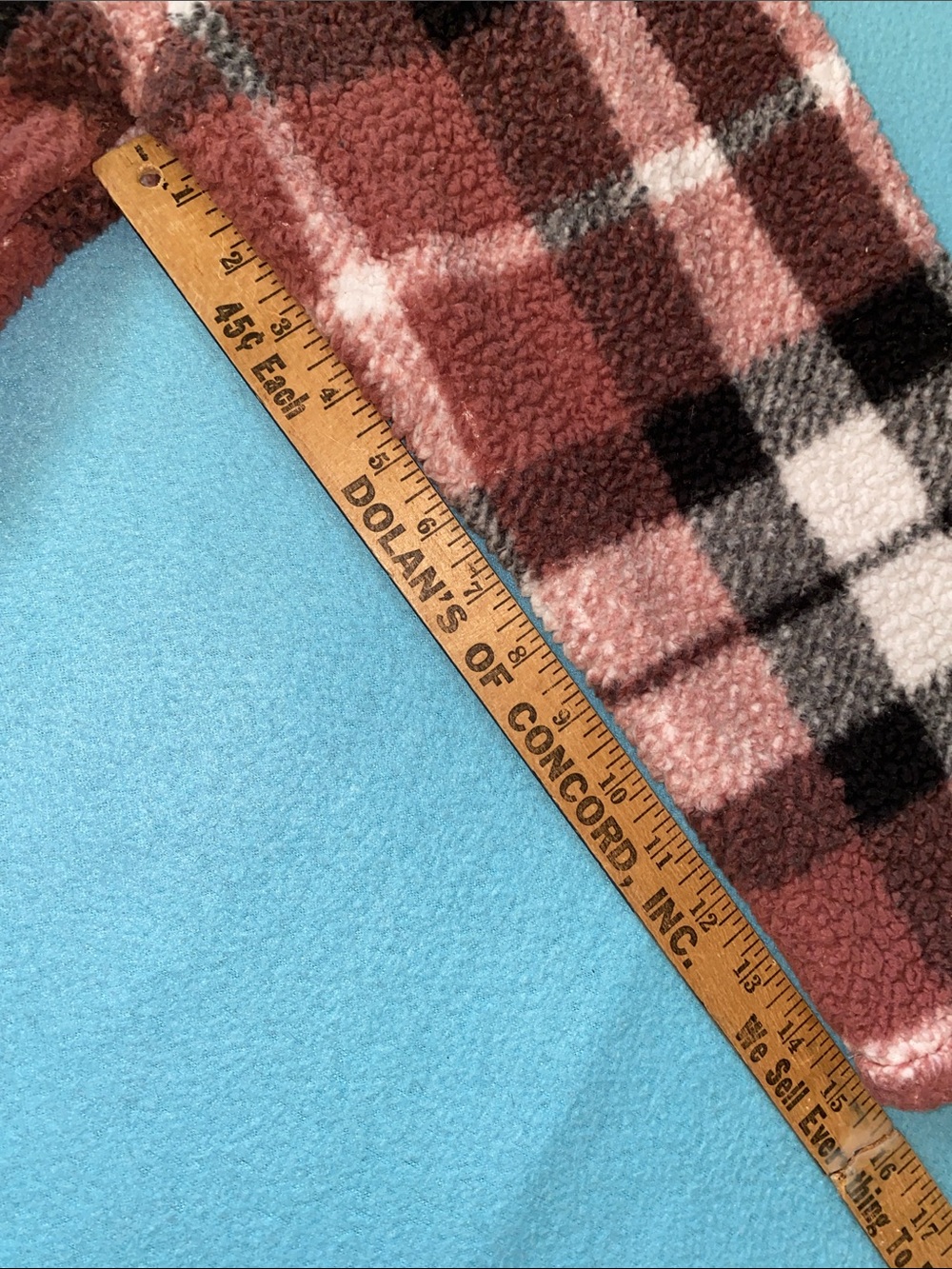 FASHION NOVA Feels Like Fall plush plaid button up jacket shacket NEW size 3X - Picture 10 of 11